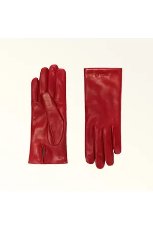 Furla 1927 Guantes Rosso Veneziano Napa Mujer