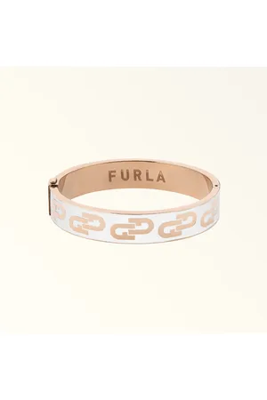 Furla Arch Double Brazalete Talco H Metal + Esmalte Mujer