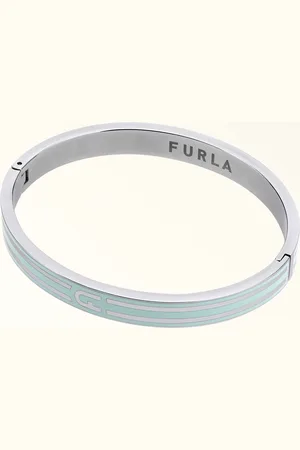 Furla Arch Stripe Brazalete Minty Metal + Esmalte Mujer