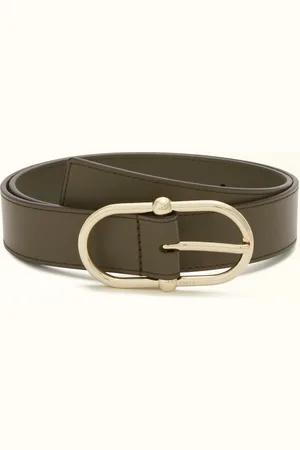 Furla Camelia Cinturón Fijo Sage Piel De Ternera Suave Mujer