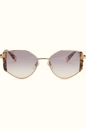 Furla Sunglasses Gafas De Sol Greige Metal + Acetato Mujer