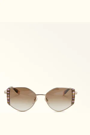 Furla Sunglasses Gafas De Sol Havana Metal + Acetato Mujer
