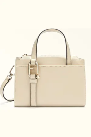 Furla Nuvola Bolso Boston Avena Piel De Ternera Claris Lux Mujer