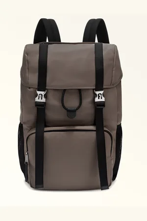Furla Man Cosmo Mochila Moka Nailon Hombre