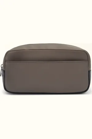 Furla Man Cosmo Estuche Moka Nailon + Piel De Ternera Graneada Hombre