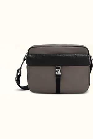 Furla Man Cosmo Bolso Bandolera Moka Nailon Hombre