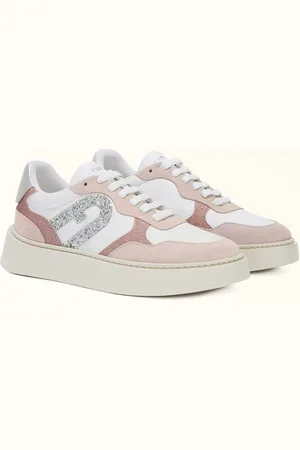 Furla Sport Sneakers Corolla Piel De Becerro + Piel Dividida Deportiva + Tejido Con Purpurina + Piel De Ternera Laminada Mujer
