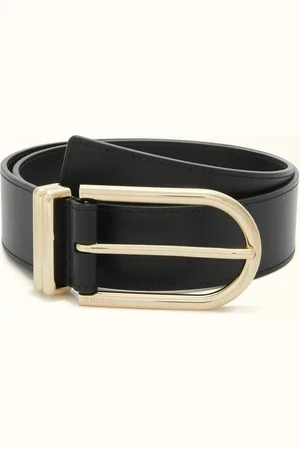 Furla Camelia Cinturón Fijo Nero Piel De Ternera Suave Mujer
