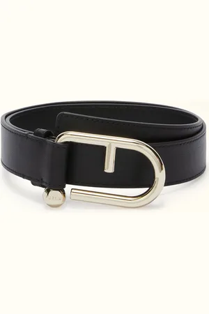 Furla Nuvola Cinturón Fijo Nero Piel De Ternera Claris Lux Mujer