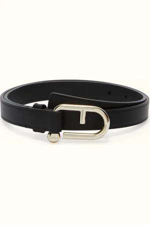 Furla Nuvola Cinturón Fijo Nero Piel De Ternera Claris Lux Mujer