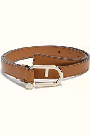 Furla Nuvola Cinturón Fijo Brandy Piel De Ternera Claris Lux Mujer