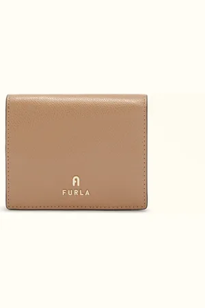 Furla Camelia Cartera Compacta Deserto Piel Texturada Mujer