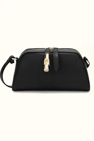 Furla Goccia Minibolso Xl Nero Piel De Ternera Sidney Mujer