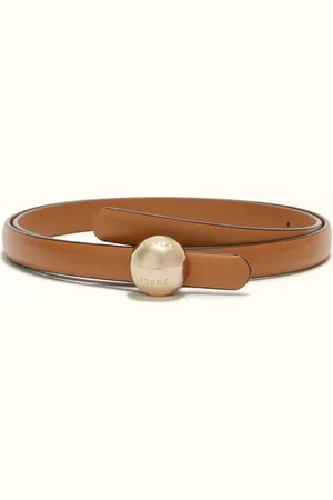 Furla Sfera Cinturón Fijo Brandy Piel De Ternera Suave Mujer