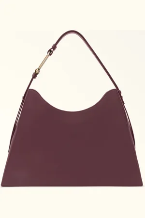 Furla Nuvola Bolso De Hombro Chianti Piel De Ternera Claris Lux Mujer