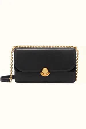 Furla Sfera Bolso Bandolera Nero Piel De Ternera Suave + Ante Mujer
