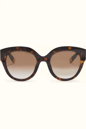 Furla Sunglasses Gafas De Sol Dark Havana Bloques De Colores En Acetato Mujer