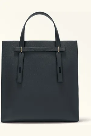 Furla Man Giove Bolso Tote Royal Piel De Ternera Graneada + Piel De Ternera Lujosa Hombre