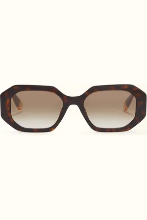Furla Sunglasses Gafas De Sol Dark Havana Bloques De Colores En Acetato Mujer