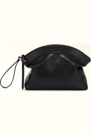 Furla Erica Pouch Xl Nero Piel De Ternera Milano Mujer