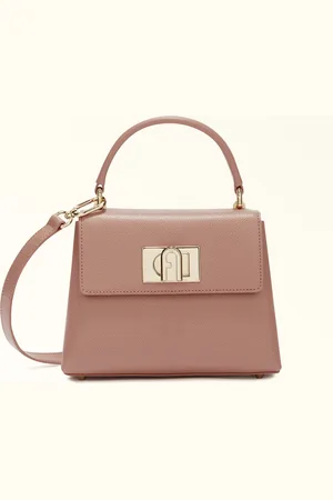 Furla 1927 Bolso De Mano Tulle Piel Texturada Mujer