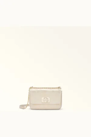 Furla 1927 Bolso Bandolera Color Gold Piel De Napa De Ternera Centauro Metalizada Mujer