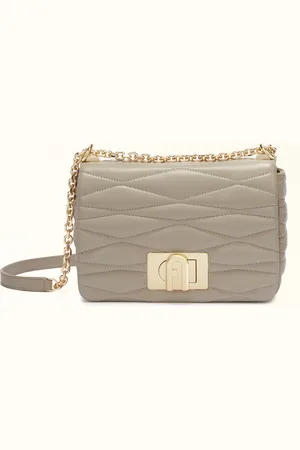 Furla 1927 Bolso Bandolera S Vaniglia Piel De Napa De Ternera Acolchada Dattero Lux Mujer