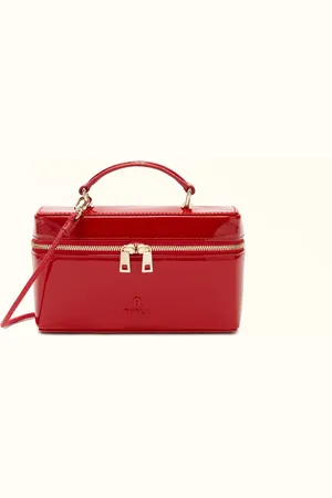 Furla Camelia Minibolso Rosso Charol Mujer