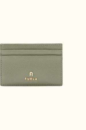 Furla Camelia Tarjetero S Agave B Piel Texturada Mujer