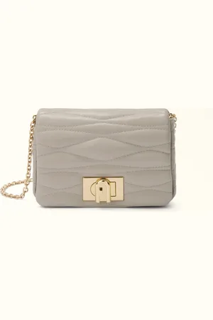 Furla 1927 Minibolso M Vaniglia Piel De Napa De Ternera Acolchada Dattero Lux Mujer