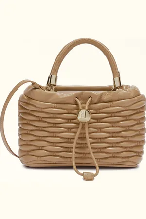 Furla Mionido Minibolso S Deserto Piel De Napa De Ternera Acolchada Dattero Lux Mujer