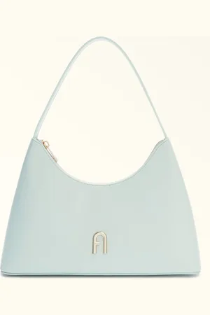 Furla Diamante Bolso De Hombro Laguna Piel De Ternera Suave Mujer