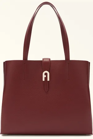 Furla Sofia Bolso Tote L Porpora Piel De Ternera Graneada Mujer