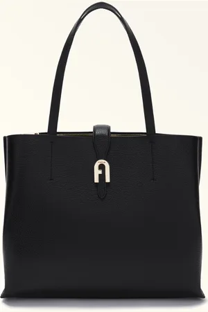 Furla Sofia Bolso Tote L Nero Piel De Ternera Graneada Mujer
