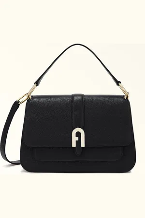 Furla Sofia Grainy Bolso De Mano M Nero Piel De Ternera Graneada Mujer
