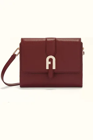 Furla Sofia Grainy Minibolso L Porpora Piel De Ternera Graneada Mujer