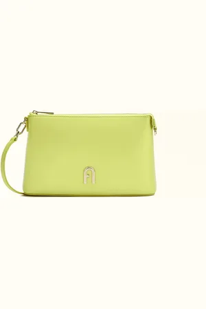 Furla Diamante Minibolso Giallo Cedro Piel De Ternera Suave Mujer