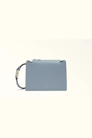 Furla Nuvola Bolso Bandolera Celestial Piel De Ternera Graneada Mujer