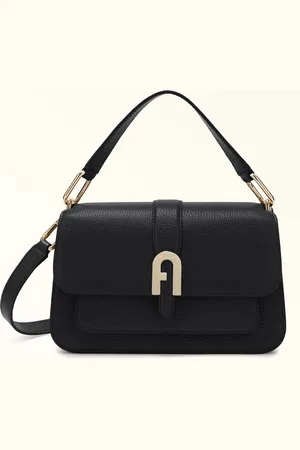 Furla Sofia Grainy Bolso De Mano S Nero Piel De Ternera Graneada Mujer