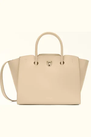 Furla Genesi Bolso Tote Grano Piel De Ternera Suave + Piel De Ternera Graneada Mujer