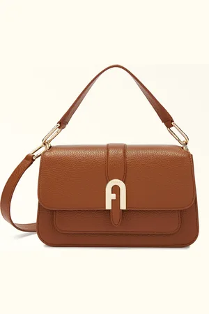 Furla Sofia Grainy Bolso De Mano S Cognac H Piel De Ternera Graneada Mujer