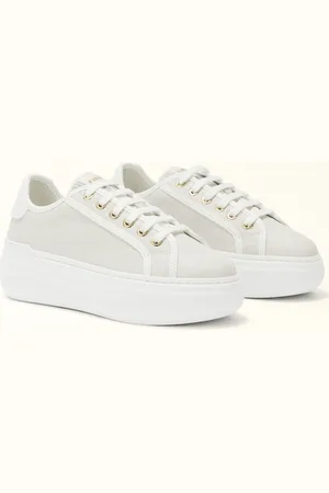 Furla Nuage Sneakers Marshmallow Piel De Ternera Mate + Piel De Becerro + Tejido Sintético Mujer