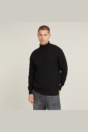 G-Star Jersey Zig-Zag Structure Turtle Knitted - - Hombre