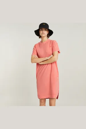 G-Star Vestido Overdyed Loose T-Shirt - - Mujer