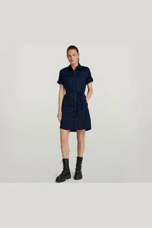 G-Star Vestido Camisero Open Back - - Mujer