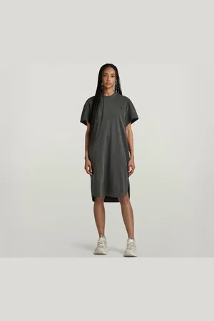 G-Star Vestido Overdyed Loose T-Shirt - - Mujer