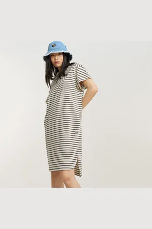 G-Star Vestido Striped Loose T-Shirt - - Mujer