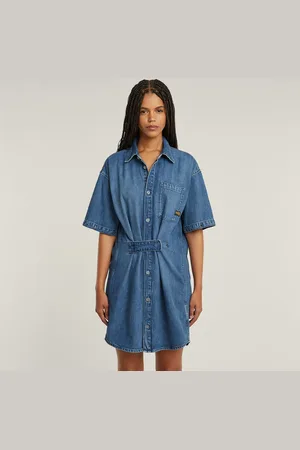 G-Star Vestido Camisero Modular - - Mujer