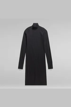 G-Star Vestido Slim Rib Dress - - Mujer