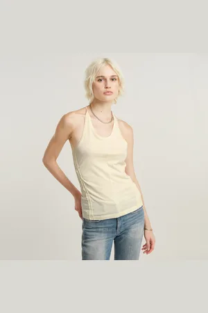 G-Star Camiseta Sin Mangas Gathered Slim - - Mujer